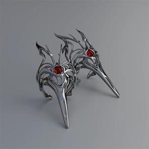 最新デザイン映画ゴシックジュエリーパーソナリティオープニングルビーアニバーサリーギフトリング男性用 - Product Image 5