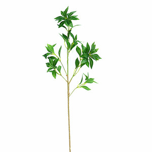 Planta Artificial de Pieris Japonica de 95cm, Ramo Verde de 6 Ramificaciones para Decoración del Hogar, Material Plástico - Product Image 5