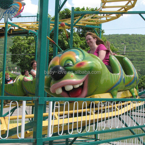 Tren de Juguete para Parque de Atracciones al Aire Libre, Montaña Rusa de <span class=keywords><strong>Gusano</strong></span> para Niños - Product Image 5