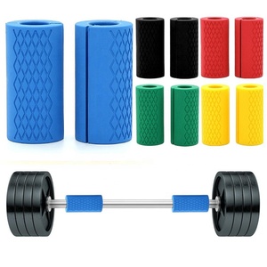 FitFirst 厚手シリコンダンベルバーベルグリップ マルチカラー 手/指/前腕エクササイズ用 300g 1ペア 10cm長さ - Product Image 2