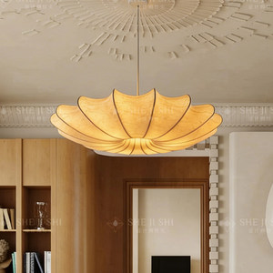 Lustre suspendu rond E27 à six têtes, lampe blanche à économie d'énergie pour salon, chambre à coucher, décoration de la maison - Product Image 3