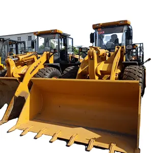 Chất lượng cao sử dụng lonking zl50cn thủy lực Bánh Xe Tải 5 tấn công nghiệp loader trong điều kiện tuyệt vời