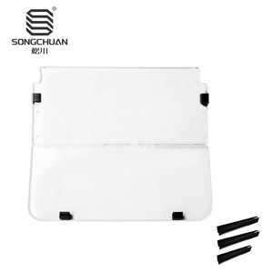 Parabrisas Transparente de Acrílico de 4 mm para Carro de Golf YAMAHA G22, Fabricante Original, Vidrio Plegable - Product Image 3