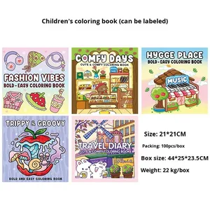 Libro da <span class=keywords><strong>Disegno</strong></span> e Colorazione per Bambini con Carta per Acquerello, Libro Educativo per la Prima Infanzia, Regalo all'Ingrosso - Product Image 2