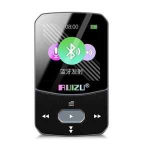 Lecteur <span class=keywords><strong>MP3</strong></span> sportif <span class=keywords><strong>RUIZU</strong></span> X52 BT Mini lecteur de musique avec clip Prise en charge de la carte TF avec radio FM, enregistrement, livre électronique, vidéo, podomètre - Product Image 3
