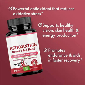 Capsules d'astaxanthine OEM TK, best-seller sur Amazon, favorisent l'énergie et la santé, 60 capsules - Product Image 2