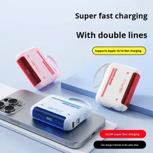 2026 Tendance Produit 22.5W Charge Rapide Type-C Power Bank 10000mAh Portable Compact Logo Personnalisé Gan <span class=keywords><strong>Tech</strong></span> Japon - Product Image 4