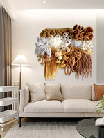 Luxe grand 3D techniques mixtes oeuvre tissé tapisserie peinture murale à la main tissu mur Art en gros décor à la maison