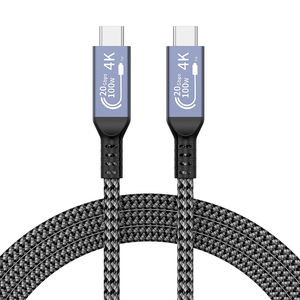 Cable Usb C PD 100W 20V 5A Soporte 4K Audio Video <span class=keywords><strong>20Gb</strong></span> Velocidad de transferencia Usb 3,2 Gen2 para teléfono móvil Cable Android Fabricantes - Product Image 1