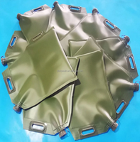 Tissu imperméable tricoté chaîne enduit de PVC Jinlong pour les bermes et les réservoirs gonflables anti-déversement de pétrole