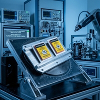 Étiquette adhésive écologique indicatrice d'inclinaison 80° à angle unique, étiquette de surveillance irréversible pour la logistique et l'expédition