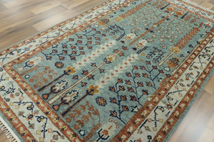 พรมปูพื้นทรงสี่เหลี่ยมผืนผ้าสไตล์วินเทจ ทำมือ สีพื้น กันลื่น ซักได้ ขนาดใหญ่ สำหรับห้องนั่งเล่นและทางเดิน - Product Image 5