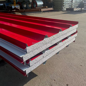 Panel Sándwich de Espuma <span class=keywords><strong>para</strong></span> Aislamiento de <span class=keywords><strong>Paredes</strong></span> y Techos, Panel Sándwich de Pared de Poliuretano Expandido (PU) - Product Image 4
