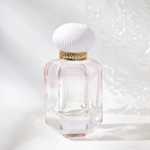 زجاجات عطر زجاجية فاخرة 30 مربع متدرجة اللون سهلة الفتح نهاية سوداء غطاء حريري طباعة الشاشة بالجملة حاويات فارغة - Product Image 6