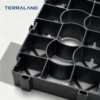Grille de stabilisation de gravier perméable à assemblage rapide pour le pavage des parkings commerciaux
