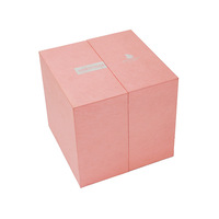 Caja de Regalo de Cartón Recubierto con Doble Puerta Abatible, Cierre Magnético, Laminación Mate Cuadrada, Reciclable y Moderna, con Logotipo Personalizado de Fábrica