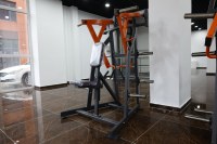 Máquina de remo iso-lateral con carga de placas para gimnasio, equipo comercial para entrenamiento de espalda