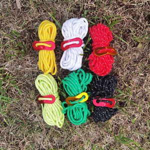 Cuerda de sujeción para tienda de campaña KS4M de nailon, resistente al viento, con clips ajustables, para uso en exteriores en todas las estaciones - Product Image 5