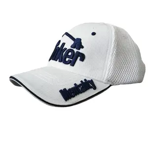 定制高品质3D标志刺绣男士网眼高尔夫球帽棒球帽高尔夫帽子带标志高尔夫帽子男女
