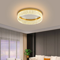 Nouveau Zhongshan plafonnier intérieur personnalisé salle de bain salon chambre moderne plafonnier en cristal Led