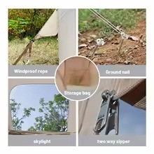 Tienda de Campaña Inflable Impermeable de 8 m², Fabricada con Oxford 600D, Ligera y Portátil para Uso en Exteriores - Product Image 3