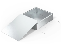 BRZHIFI Aleación de aluminio Esquinas redondeadas Preamplificador Decodificador Amplificador de oído Amplificador de tubo Caja de aluminio completo 3809