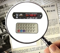 Kit mains libres pour voiture JK6836BT, lecteur MP3 audio, kit avec port USB 2.0 et module de carte