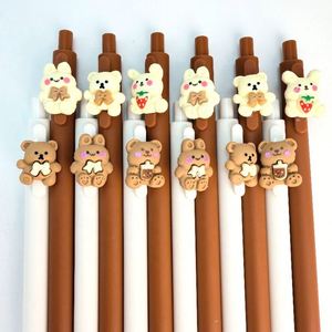 Bolígrafo Deportivo con Diseño de Oso Kawaii, de Plástico de 1.0 mm, con Logotipo, para Niños y Niñas, para Uso Escolar - Product Image 4