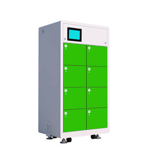 8 Slots QR Code Access Battery Rental Cabinet Outdoor <strong>E</strong>-<strong>bike</strong> Battery Swapping <strong>Charging</strong> <strong>Station</strong> with Software - Product Image 2