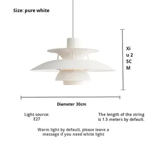 Lámpara Colgante de Aluminio Estilo Vintage para Dormitorio, Estilo Japonés Retro, Moderna y Sencilla, para Comedor, Bar - Product Image 2