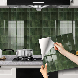 6 pièces/ensemble, autocollants muraux en PVC imperméables et anti-huile <span class=keywords><strong>pour</strong></span> cuisine et <span class=keywords><strong>salle</strong></span> <span class=keywords><strong>de</strong></span> <span class=keywords><strong>bain</strong></span>, autocollants muraux autocollants épais, vente chaude - Product Image 5