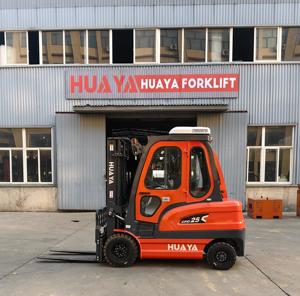 Livraison gratuite chariot élévateur 4x4 électrique 1 tonne 2 tonnes 3 tonnes 4 tonnes chariot élévateur batterie au lithium de haute qualité Liftheight 3m-7m - Product Image 4