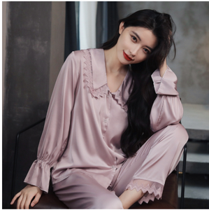 Indumenti <span class=keywords><strong>da</strong></span> <span class=keywords><strong>notte</strong></span> <span class=keywords><strong>da</strong></span> donna <span class=keywords><strong>eleganti</strong></span> <span class=keywords><strong>camicie</strong></span> <span class=keywords><strong>da</strong></span> <span class=keywords><strong>notte</strong></span> in seta per la casa - Product Image 3