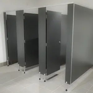 Neues Design Kommerzielle Dusch trennwände Toilette Trennwand Toiletten kabinen Stände HPL Panel Toiletten wandt rennwand