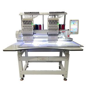 Shangchen Embroidery Machine 2-Head Automatic Electric Tabletop Cap Flat Embroidery Machine 360x510mm Computerized - Product Image 4