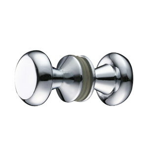 Manija de Baño Kellyto K216 de un Solo Orificio, Aleación de Zinc, Cromada, Accesorio para Puerta de Vidrio, 27.5mm de Diámetro - Product Image 4