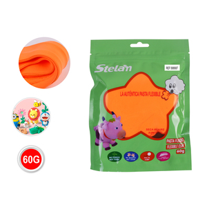 60g di argilla spaziale arancione stampo in alluminio sacchetto di gioco creativo e creazione di stile artificiale - Product Image 1