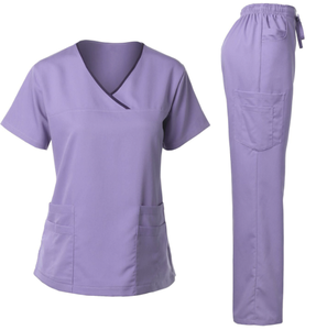 Uniforme médico para médicos y enfermeras, uniforme profesional lavable antiarrugas para personal sanitario - Product Image 2