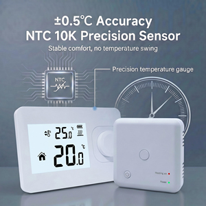 <span class=keywords><strong>Thermostat</strong></span> de chauffage au sol sans fil programmable RF 230V <span class=keywords><strong>pour</strong></span> système CVC - Product Image 6