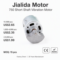 Motor DC Mikro Sumbu Pendek 750, Motor DC Sikat Penyedot Debu Mobil Remote Control Elektrik