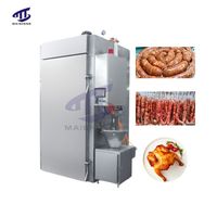 Four de fumage automatique pour viande de poulet poisson avec moteur en acier inoxydable Machine de traitement de fumoir personnalisable haute performance