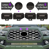 Feux de calandre LED ambre pour Toyota Tacoma 2020-2021, feux de positionnement à clipser, lampe de modification tout-terrain super lumineuse