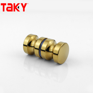 ลูกบิดมือจับประตูกระจกสแตนเลสทรงกลมสำหรับประตูห้องน้ำกระจกห้องน้ำแบบเทมเปอร์ - Product Image 5