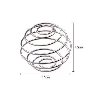 Custom Stainless Steel Shake Cup Spring Food Shake Milk Powder Protein Powder Stirring <strong>Ball</strong> Shake <strong>Ball</strong> Spring <strong>Ball</strong> - Product Image 1