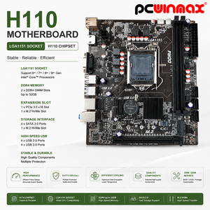 เมนบอร์ดสำหรับเล่นเกมส์แบบดูอัลแชนแนล 64GB สำหรับเดสก์ท็อป รุ่นใหม่ ขายส่ง OEM MATX DDR4 H110 H310 H410 H510 <span class=keywords><strong>B560</strong></span> H610 - Product Image 2