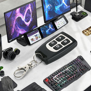 Télécommande universelle sans fil CHJ 100-4 à 4 boutons 433 MHz, émetteur RF avec code d'apprentissage et puce 1527, fonctionne avec récepteur - Product Image 3