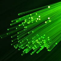 Câble à fibres optiques fluorescentes à découpe libre - Rouge Vert Orange pour viseurs de chasse