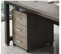 Elegante estación de trabajo de grado comercial, muebles de oficina ergonómicos para oficinas corporativas y domésticas