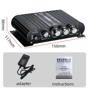เครื่องขยายเสียง 2.1CH ประสิทธิภาพสูง พร้อมบลูทูธและ RCA - เหมาะสำหรับโฮมเธียเตอร์ ฟังเพลง ให้เสียงที่คมชัดและสมบูรณ์แบบ - Product Image 1