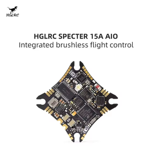 Hglrc specter 15A AIO mpu6000 F411 chuyến bay điều khiển Bluejay 15A 4in1 ESC uarts elrs 2.4G <span class=keywords><strong>RX</strong></span> 2-4S 25.5x25.5mm cho RC FPV bay không người lái - Product Image 2